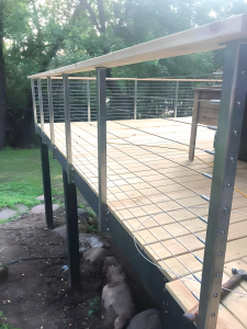 Exterior Deck Railing in Stainless View 2