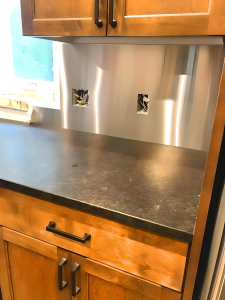 Stainless Kitchen Backsplash