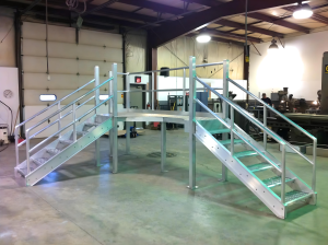 Stainless Steel Platform and Railing