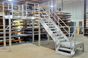 Stainless Steel Platform and Railing